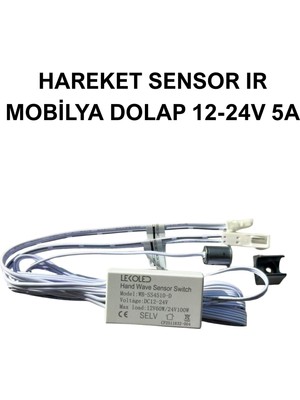 Lekoled HAREKET SENSOR MOBİLYA DOLAP 12-24V 4A TEK KAPAK