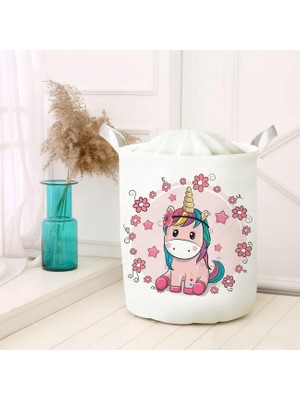 Storemax Çok Amaçlı Oyuncak Saklama Kutusu Kirli Çamaşır Piknik Sepeti Katlanır Düzenleyici Keçe Model 00243