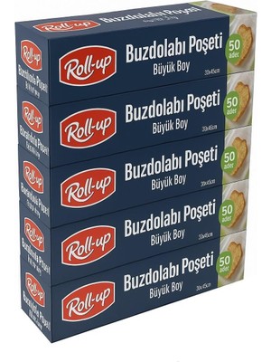 Storemax Büyük Boy Buzdolabı Poşeti 30X45CM 50'li x 5 Paket (250 Adet)