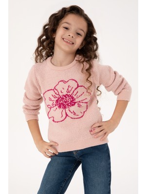 U.s. Polo Assn. Kız Çocuk Açık Pembe Kazak /triko 50316353-VR078