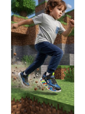 Alessio Günlük Unisex Çocuk Spor Ayakkabı Sneaker Cırtlı Rahat Hafif Konforlu Dayanıklı 02-03