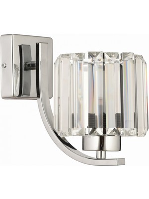 Avonni AV-7013-657-AP-K Krom Kaplama Aplik E27 Metal Cam 12X18 cm