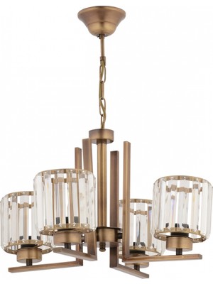 Avonni AV-7013-396-4E Eskitme Kaplama Modern Avize E27 Metal Kristal 50 cm