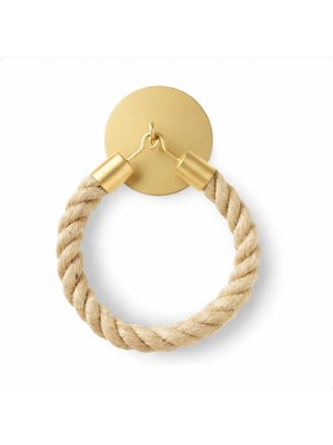 Gold Be Yapışkanlı Halat Ipli Havlu Veya Tuvalet Kâğıdı Askısı – Delme Gerektirmez