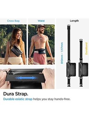 Storemax Su Geçirmez Çanta, Bel Çantası, Kemer Çantası, Cep Telefonu Kılıfı, Su Sporları Için Su Altı Plaj