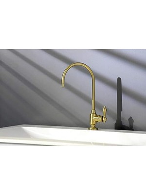 Storemax KS5197BAL Heirloom Tek Kulplu Su Filtrasyon Musluğu, Fırçalanmış Pirinç, 11,13 x 6,94 x 5,81