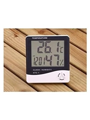 Storemax Dijital Sıcaklık Nem Ölçer Alarmlı Masa Saati ve Isı Termometre