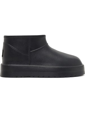 Derimod Kadın Siyah Kürklü Teddy Bot 25WFE1338PV