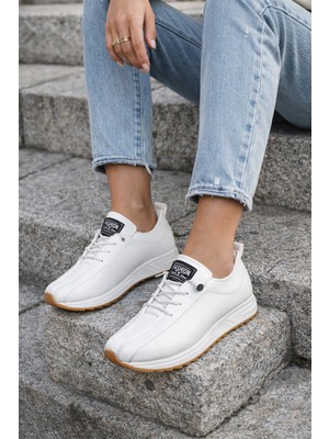 ModaFrato MR-400 Lastikli Ortopedik Kadın Ayakkabı Spor Ayakkabı Günlük Casual Sneakers