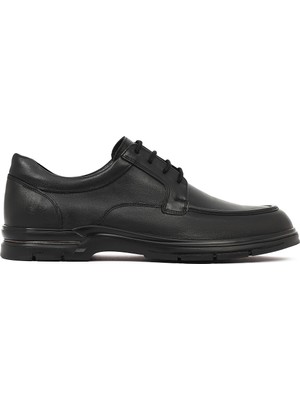 Derimod Erkek Siyah Bağcıklı Deri Casual Ayakkabı 25WFD751218