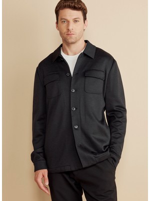 Brooks Brothers Standart Siyah Erkek Ceket BBFW25MBL023