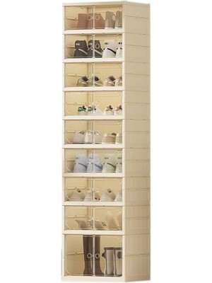 Storemax 9 Raflı Çok Amaçlı, Geniş, Katlanabilir Dolap, ve Raf