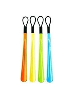Storemax 42 cm Askılı Ayakkabı Çekeceği Uzun Plastik Kerata Renkli Ayakkabı Giyme Aparatı