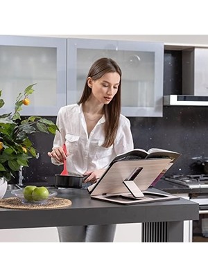 Storemax - Kitap Okuma Standı Büyük Boy (Ceviz)