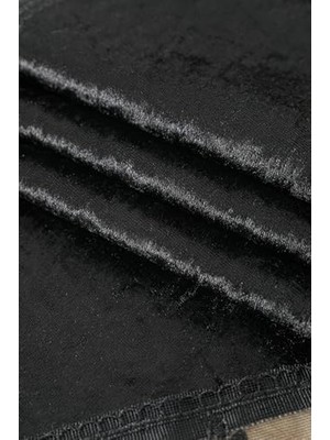 Storemax Favora Güpürlü Kadife Runner - Siyah