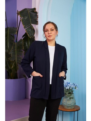 Rmg Büyük Beden Lacivert Ceket