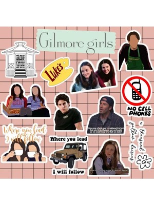 Storemax Gilmore Girls Seti | Laptop Notebook Telefon Etiket