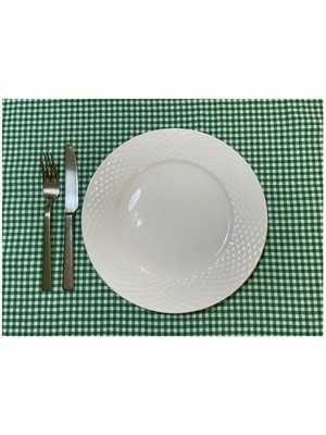 Storemax 160X170 cm Yeşil Küçük Kare Desen Pötikareli Masa Örtüsü, Sofra Bezi, Piknik Örtüsü
