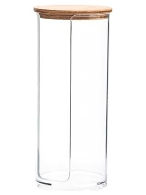 Storemax Ahşap Kapaklı Disk Pamukluk