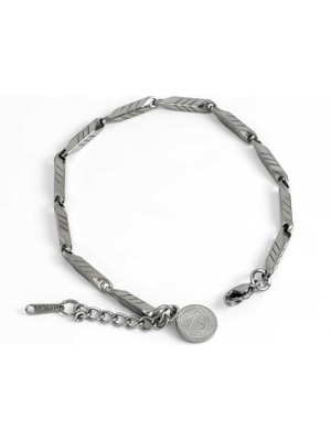 Fenerbahçe Çizgili Çelik Bileklik Erkekler İçin Şık Tasarım Renkli Desen