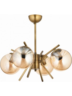 Avonni AV-7013-392-4E Eskitme Kaplama Modern Avize E27 Metal Cam 47 cm