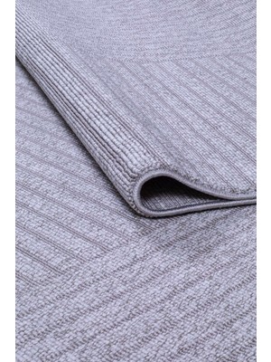 Valery Home Tokyo Bukle Yumuşak Dokulu Halı Kilim Salon Mutfak Koridor Yolluk Dokuma Makine Halısı OP416-GRI