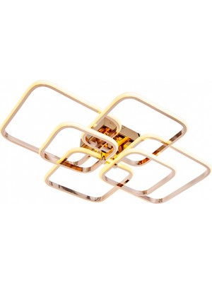 Avonni AR-7014-6101-6BKR Bakır Kaplama Modern Avize LED Alüminyum Silikon H: 13 cm, WxD: 71x56 cm