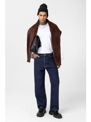 Vamos Baggy Fıt Jean Koyu Mavi