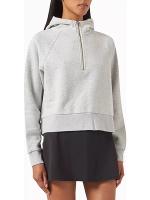 Vuori Restore Yarım Fermuarlı Kapüşonlu Sweatshirt, Organik Fransız Havlu, Rahat & Lüks