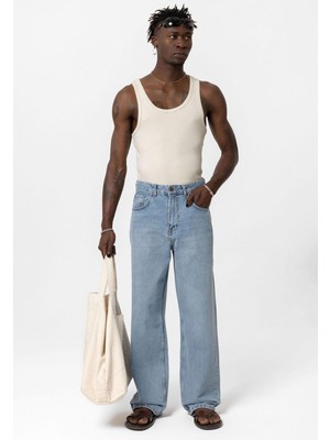 Vamos Siyah Baggy Fit Jeans Renk-2