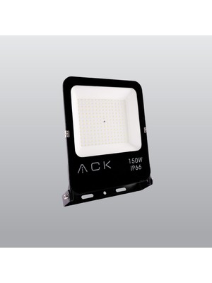Kassel Aydınlatma Ack 150W LED Projektör Bahçe Açık Alan Tabela Aydınlatması 6500K Beyaz Işık
