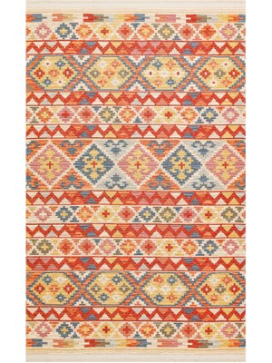 Akbel Halı Nomad NMD 02 Mavi - Çift Taraflı Yıkanabilir Kilim | Otantik Kilim