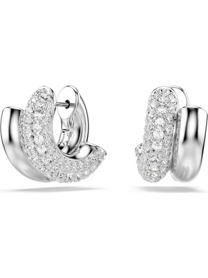 5738197 Swarovski Küpe Dextera:mn Hoop Whı/rhs