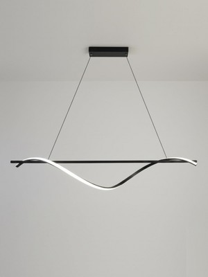 Avonni AV-7031-M1-36001-26W Siyah Boya Modern Avize LED Metal 120X30 cm