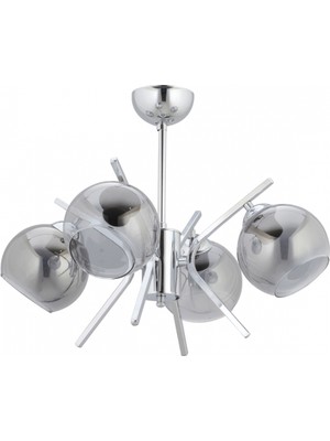 Avonni AV-7013-393-4K Krom Kaplama Modern Avize E27 Metal Cam 53 cm