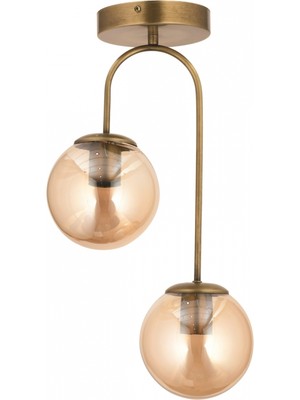 Avonni AV-7013-453-2E Eskitme Kaplama Modern Avize E27 Metal Cam 15 cm