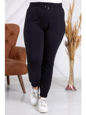 Rmg Paçası Lastikli Büyük Beden Lacivert Eşofman1