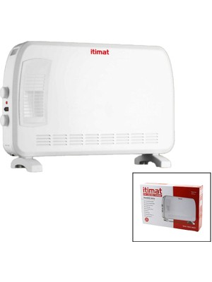 Go İthalat Itimat CH-2020B Büyük Boy Konvektör Isıtıcı - Soba Elektrikli Turbo Isıtma 3-Kademe Isı Ayarlanabilir TERMOSTAT=750-1250-2000W (5440)