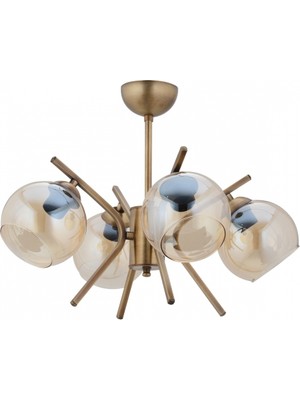 Avonni AV-7013-393-4E Eskitme Kaplama Modern Avize E27 Metal Cam 53 cm