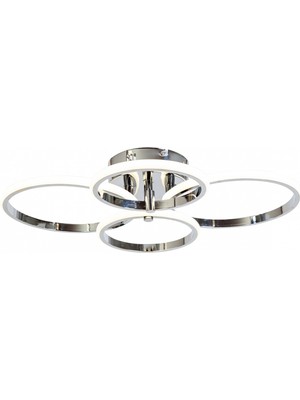 Avonni AR-7014-6102-4K Krom Kaplama Modern Avize LED Alüminyum Silikon 59X44 cm