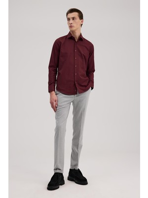 Jakamen Antrasit Comfort Fit Duble Paça Kumaş Pantolon