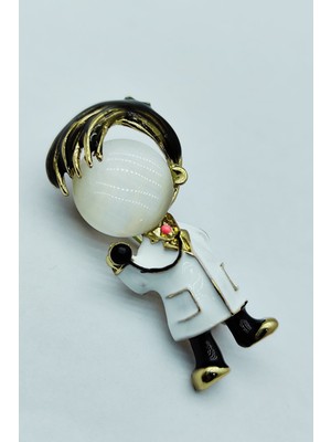 BB Bi Butik Shop Sevimli Doktor Figürlü Broş