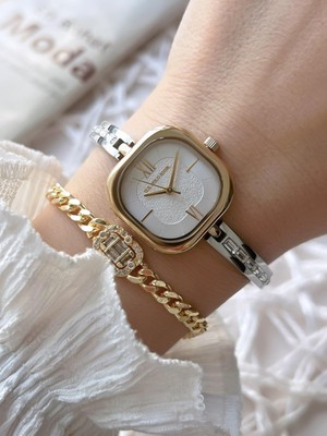 U.S. Polo Assn. U.s.polo Assn. Ince Baget Taşlı Özel Tasarım Çelik Kordon 2 Yıl Garantili Kadın Kol Saati U02149.2