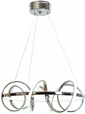 Avonni AV-7014-6123-6K Krom Kaplama Modern Avize LED Alüminyum Silikon H: 80 cm, Ø: 52 cm
