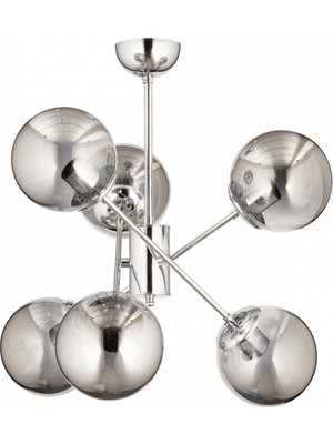 Avonni AV-7013-403-6K Krom Kaplama Modern Avize E27 Metal Cam 45 cm