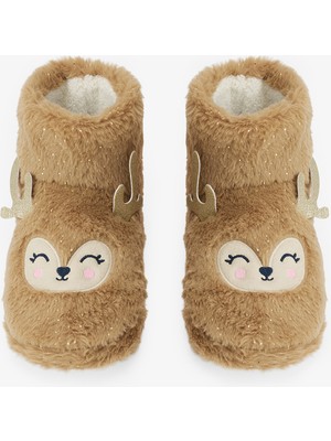 Penti Bej Reindeer Ev Botu