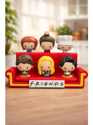 Alesta Tasarım Mcdonalds Friends Figür Organizer Koltuk(Figürler Görsel Amaçlıdır)