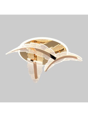 Avonni AR-55044-3S Sarı Kaplama Klasik Avize LED Metal Kristal 45 cm