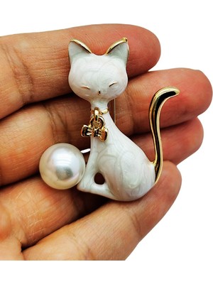 BB Bi Butik Shop Asil Kedi Broş