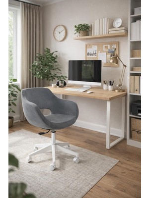 Markaelz Ciervo Beyaz Ayaklı Çalışma Sandalyesi